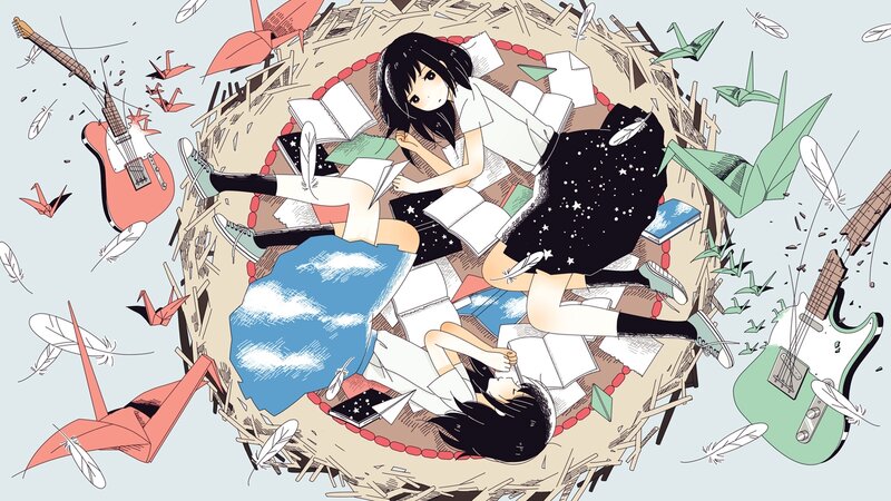 Two Girls in a Nest