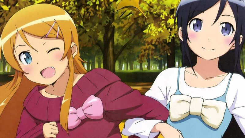 Two girls in a park