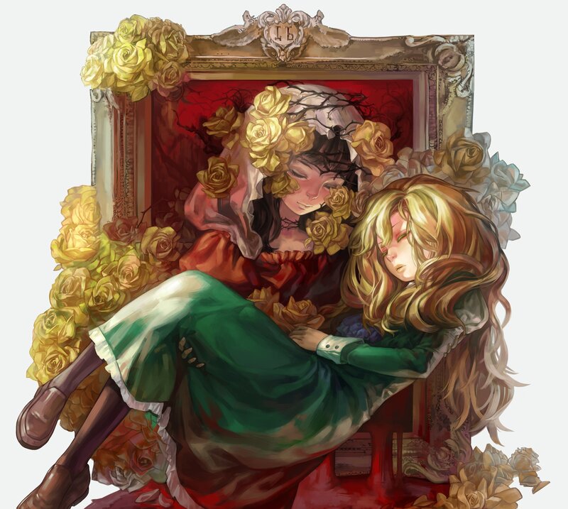 Two Girls in a Portrait