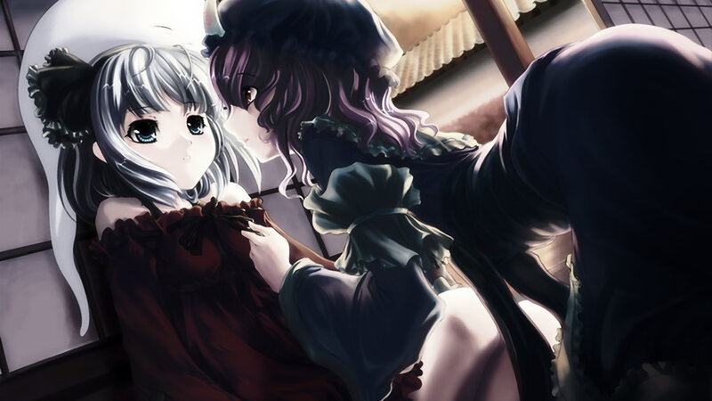 Two girls in a quiet moment