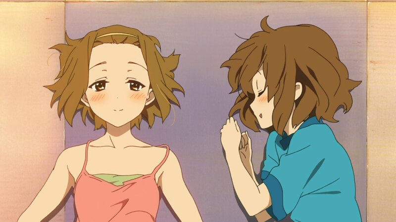 Two girls in a quiet moment