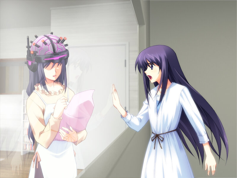 Two girls in a room