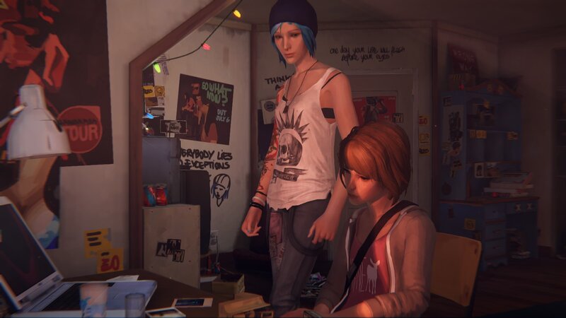 Two Girls in a Room — Blue, Intense