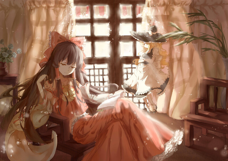 Two Girls in a Room — Brown, Serene