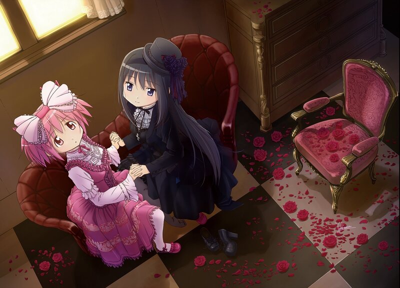 Two Girls in a Room — Pink, Calm