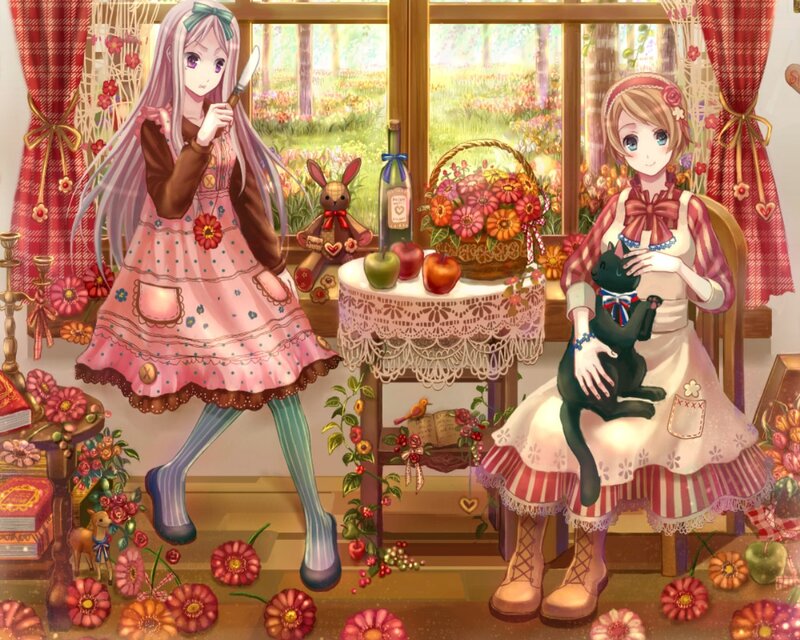 Two Girls in a Room — Pink