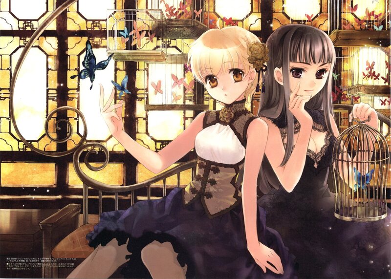 Two Girls in a Room — Purple, Serene
