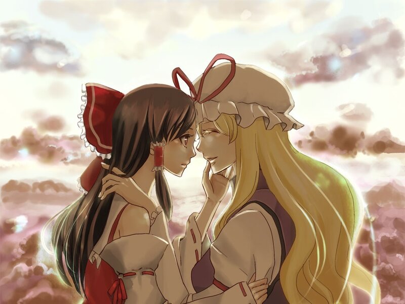 Two girls in a tender moment