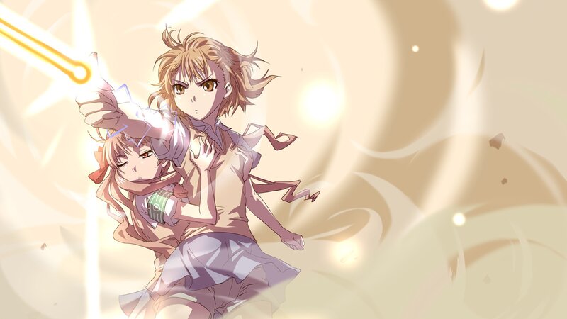 Two Girls in Action — Yellow, Dramatic