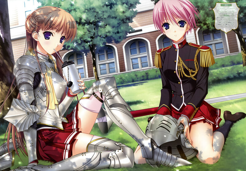 Two Girls in Armor