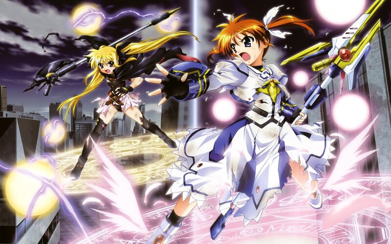 Two Girls in Battle — White