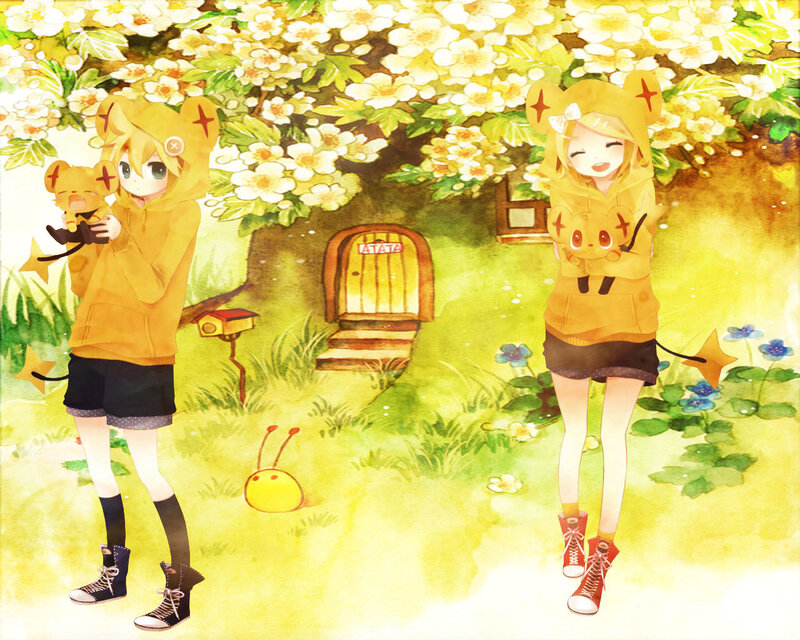 Two Girls in Bear Hoodies