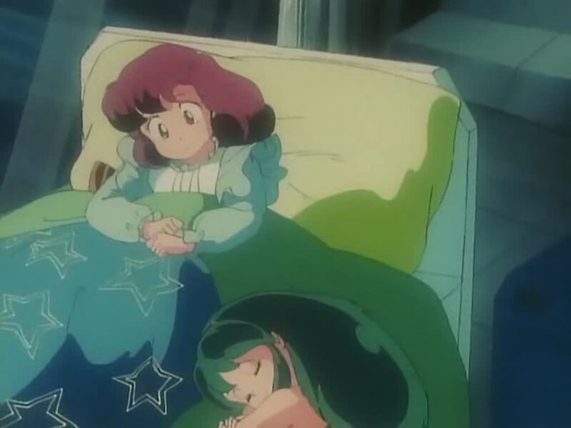 Two girls in bed