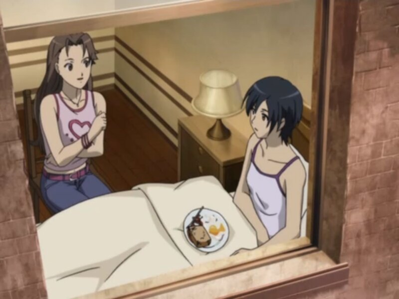 Two Girls in Bedroom — Brown, Calm