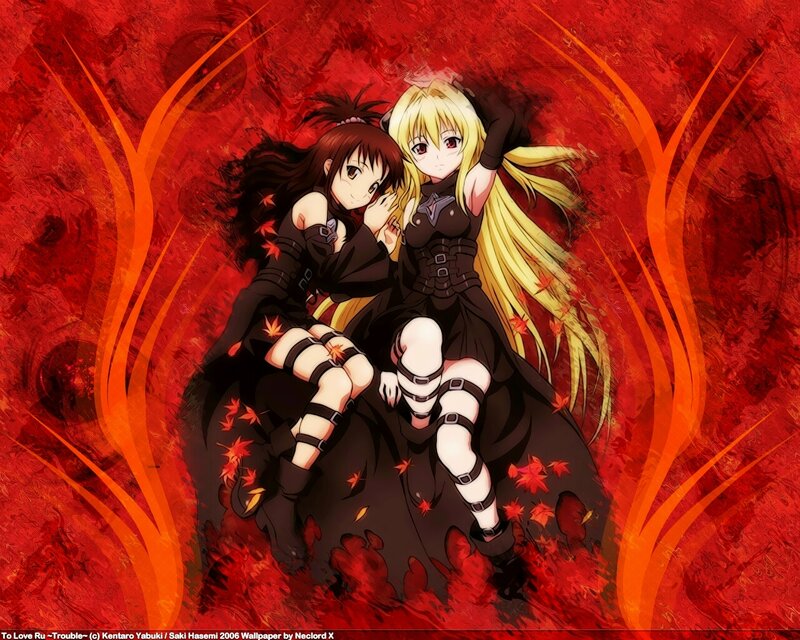 Two girls in black dresses