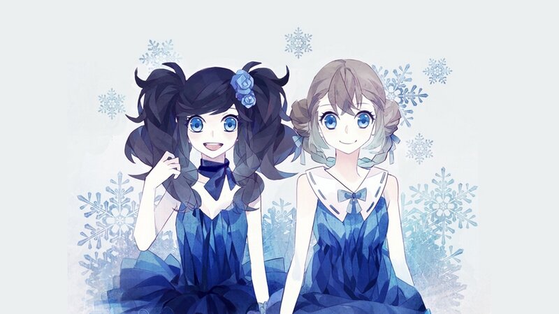 Two Girls in Blue Dresses — Calm