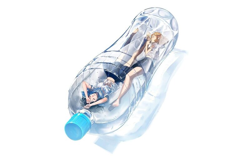 Two Girls in Bottle