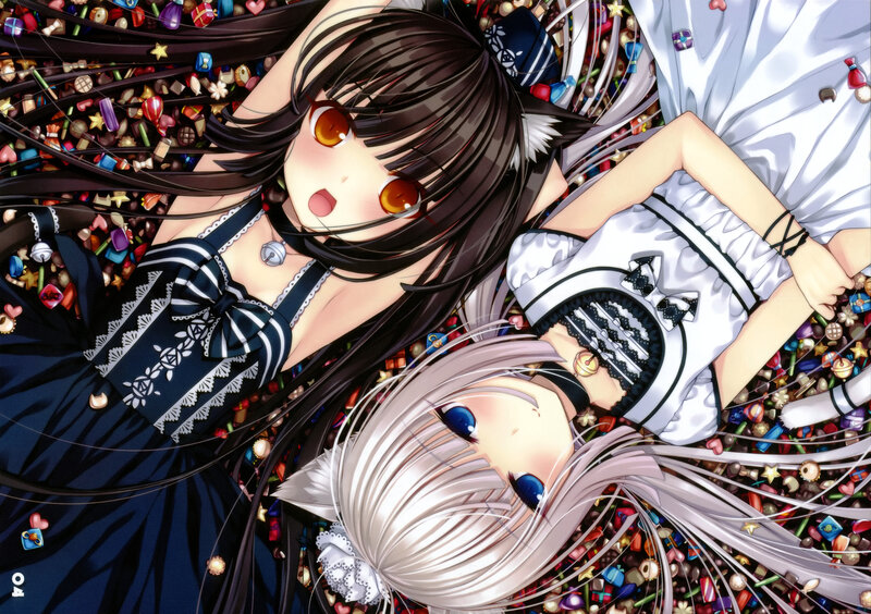 Two Girls in Candy — Black, Playful