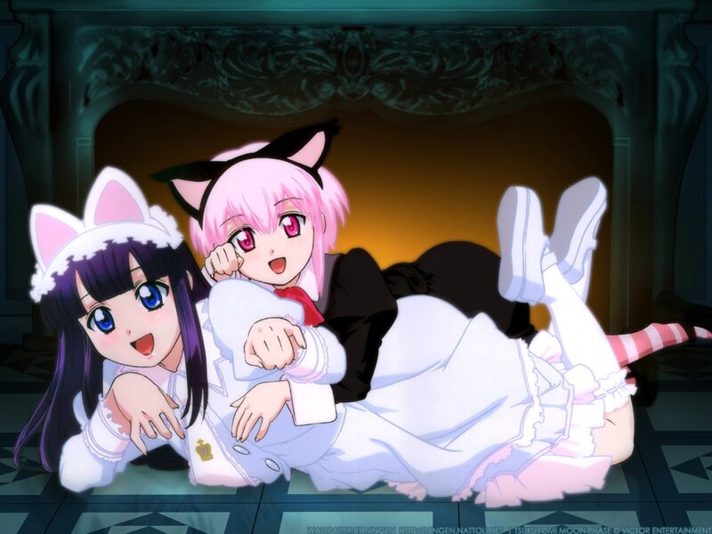 Two Girls in Cat Ears
