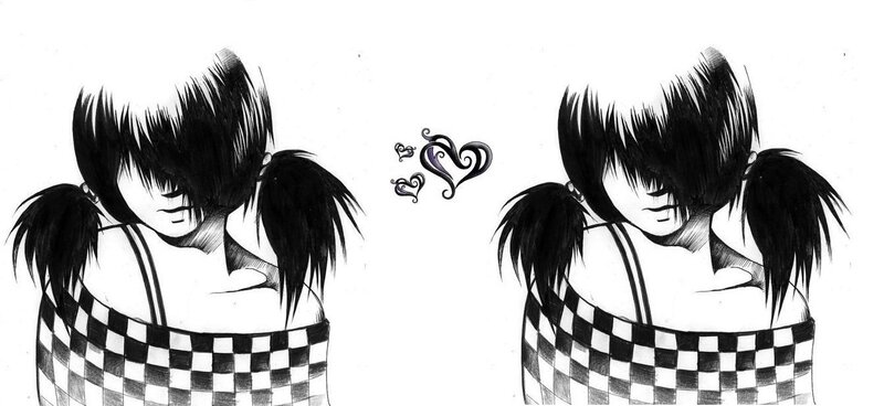 Two Girls in Checkered Tops