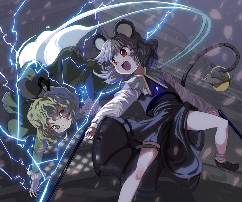 Two Girls in Combat — Black