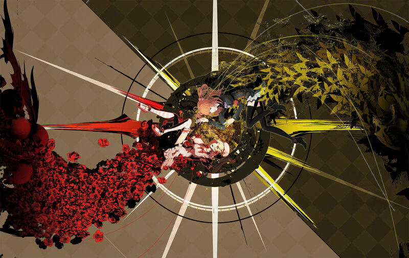 Two Girls in Combat — Red, Dramatic