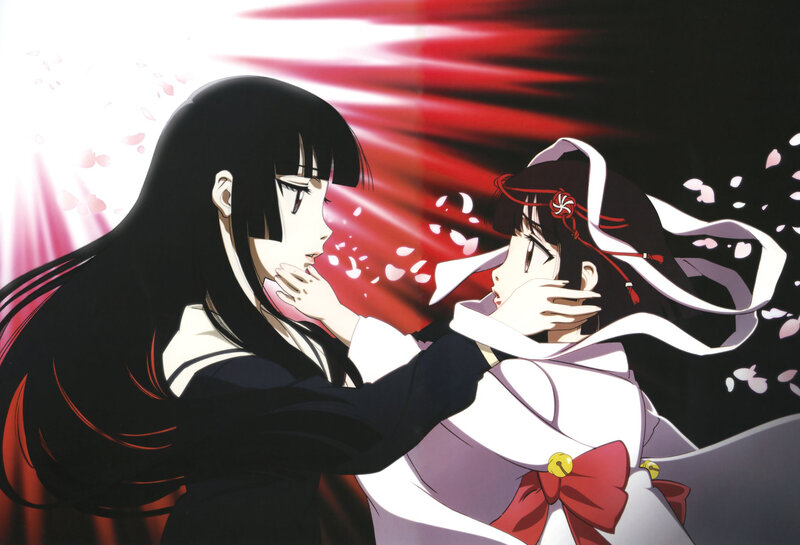 Two Girls in Confrontation — Black