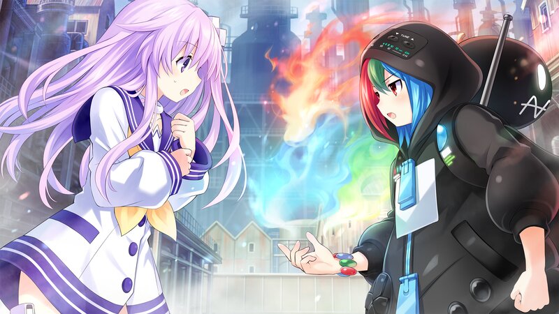 Two Girls in Confrontation