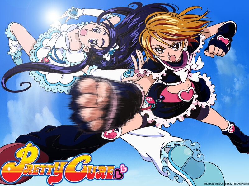 Two Girls in Costumes — Blue