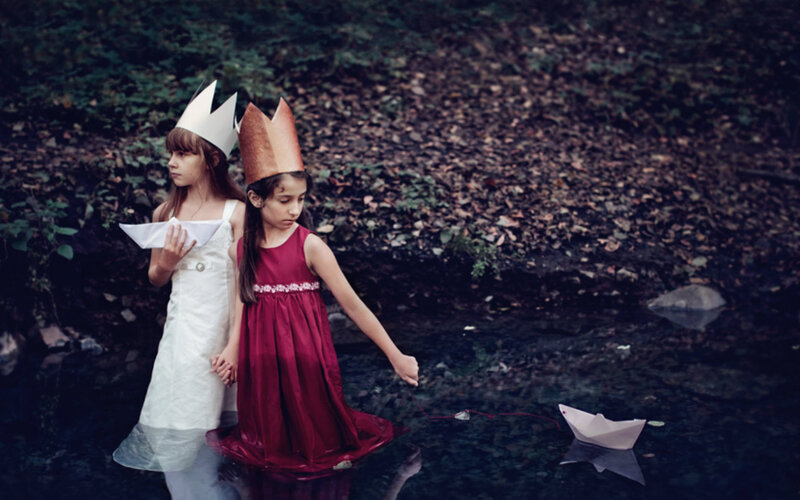 Two Girls in Crowns