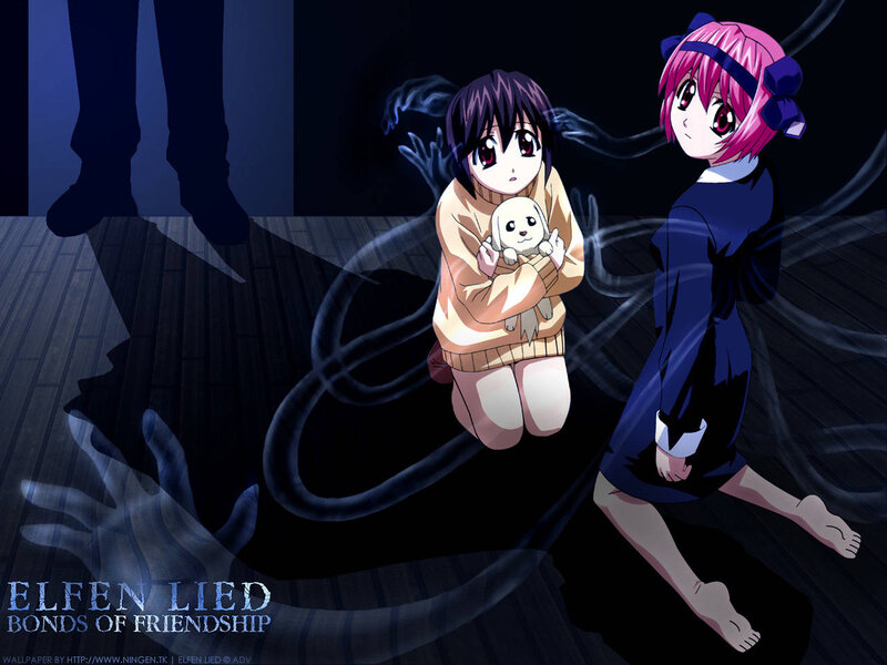 Two Girls in Dark Room — Black, Dramatic