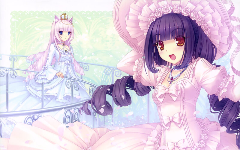 Two Girls in Dresses — Pink, Playful, Spring
