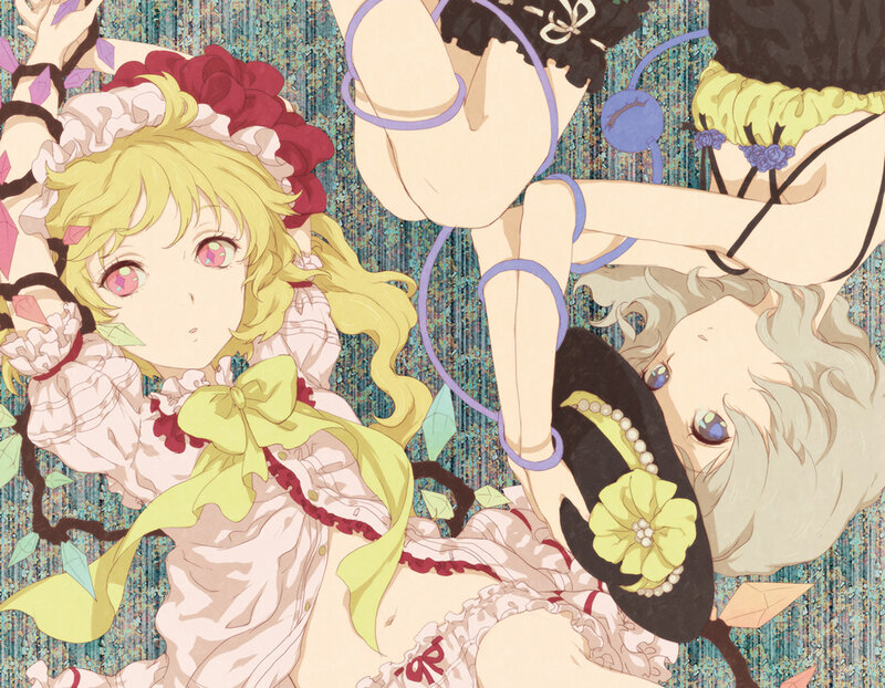 Two Girls in Dresses — Yellow, Playful