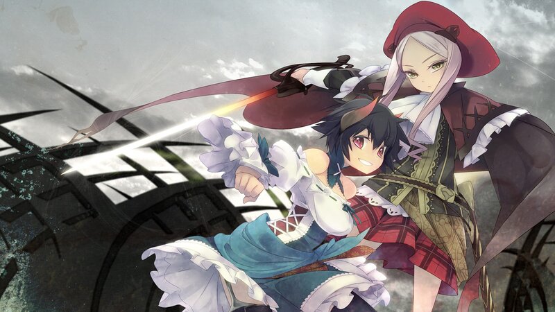 Two girls in fantasy attire