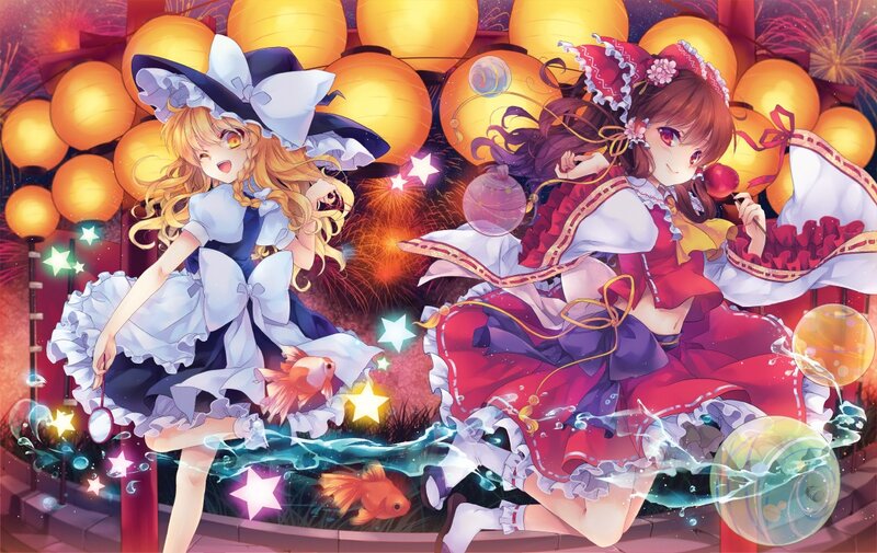 Two girls in festive dresses