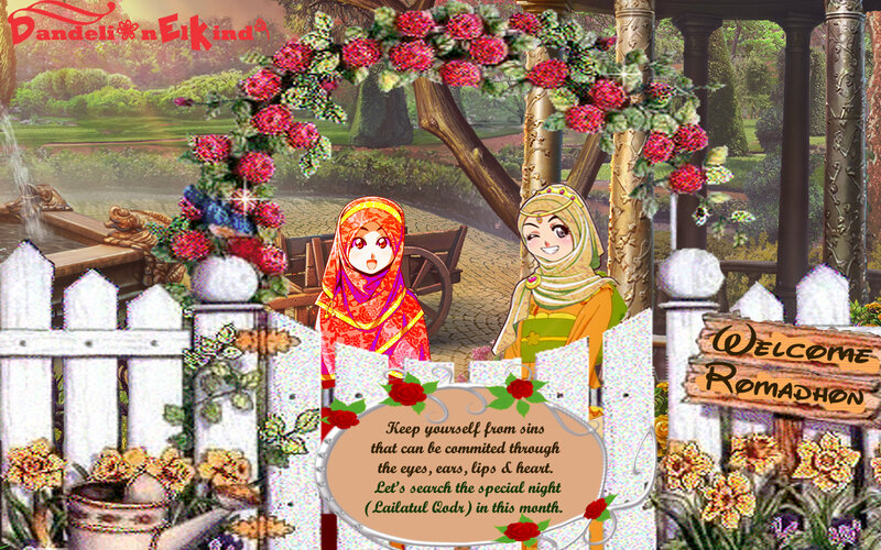 Two Girls in Garden — Red