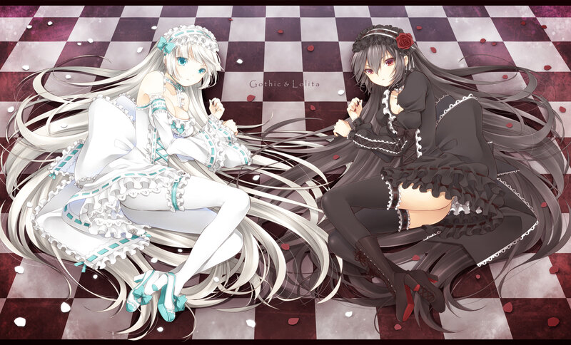 Two Girls in Gothic Lolita
