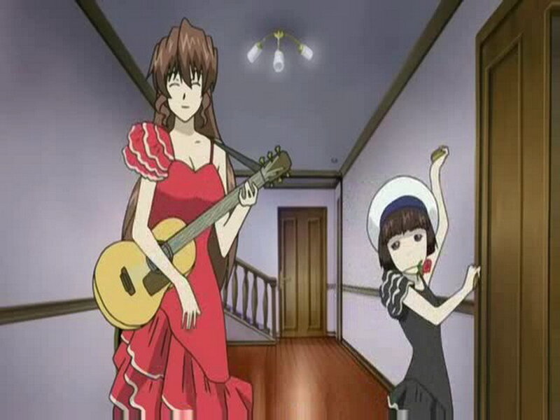 Two Girls in Hallway