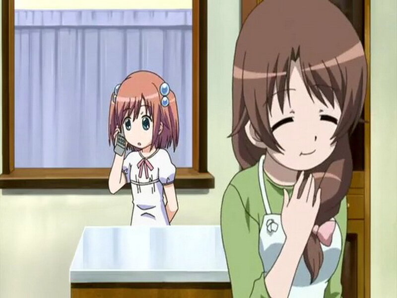 Two Girls in Kitchen — Green