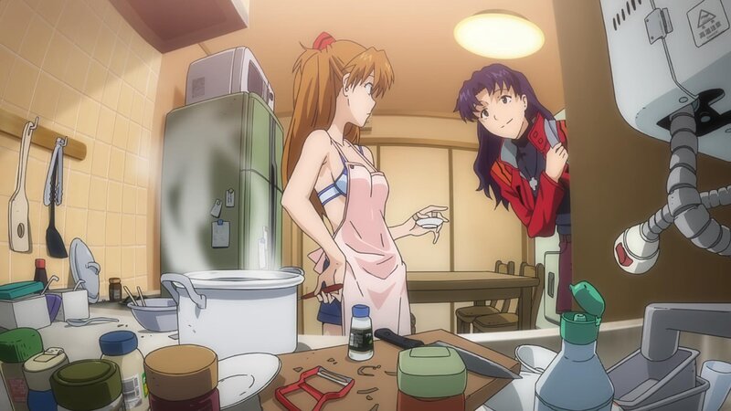 Two Girls in Kitchen — Yellow, Domestic