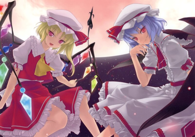 Two girls in maid outfits