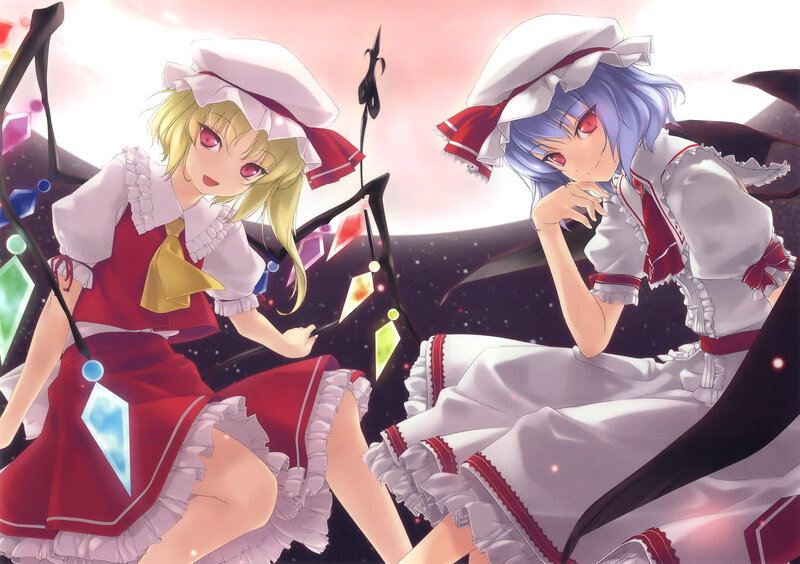 Two girls in maid outfits