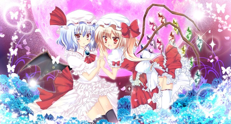Two girls in maid outfits