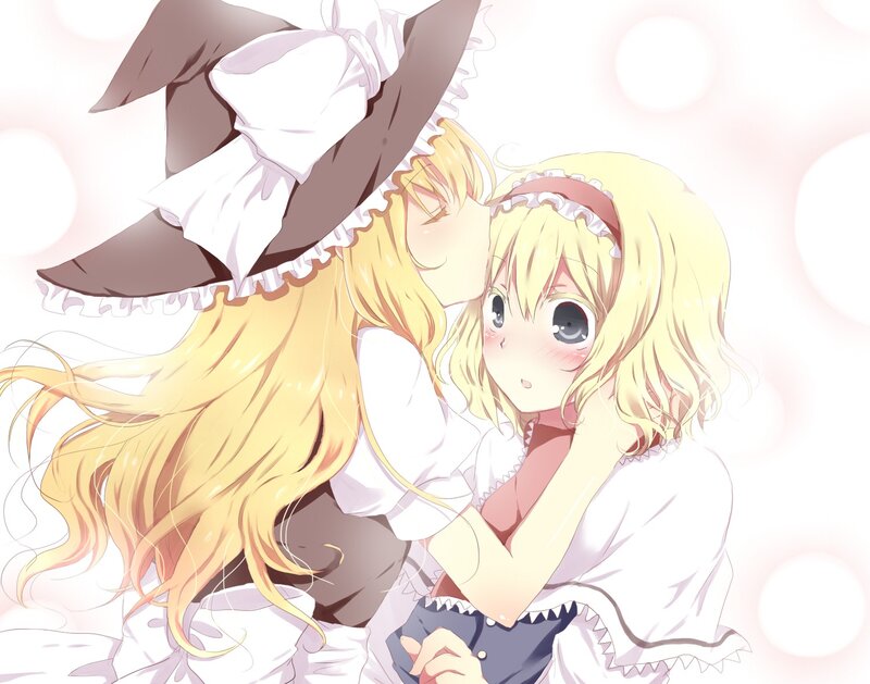 Two girls in maid outfits