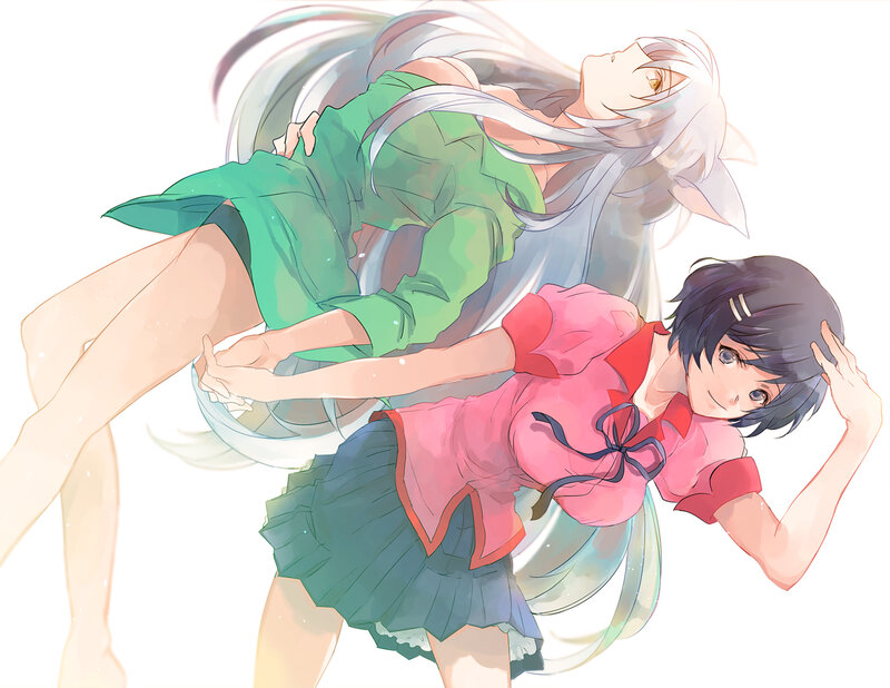 Two Girls in Motion — Green
