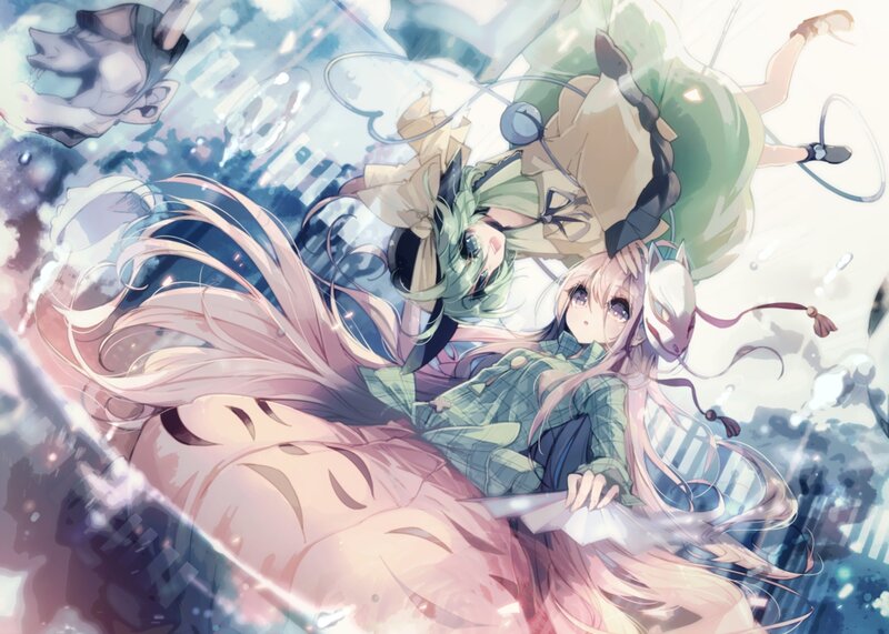 Two Girls in Motion — Pink