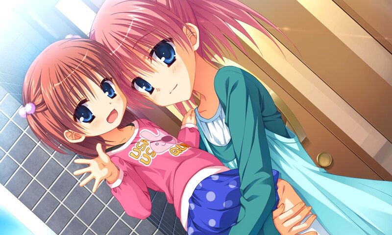 Two Girls in Pajamas — Pink, Playful