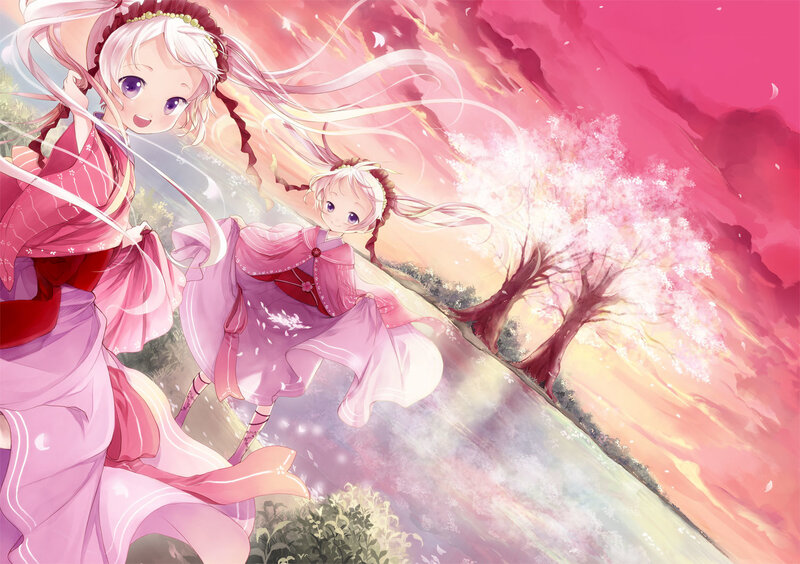 Two Girls in Pink Dresses — Dreamy