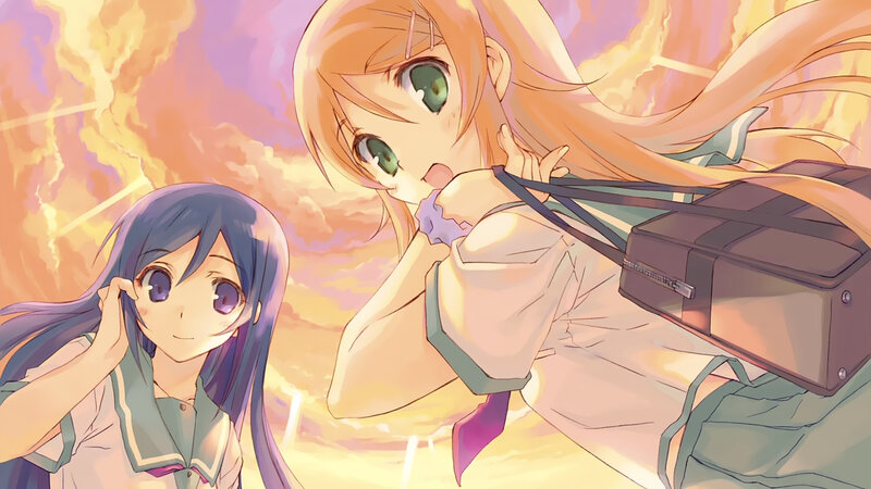 two girls in school uniforms