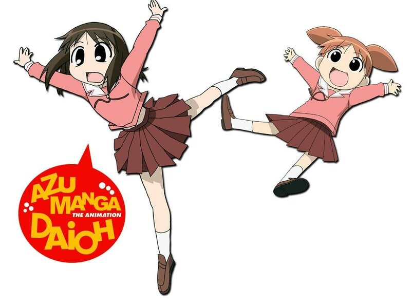 Two Girls in School Uniforms — Red, Playful